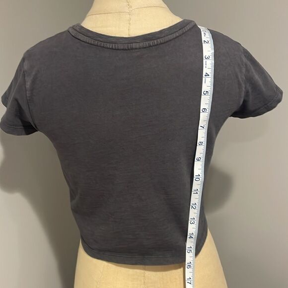 Aerie Feeling Beachy Short Sleeve Crop Top Size XS - Picture 5 of 8